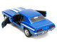 1969 Chevrolet Camaro Blue Metallic with White Stripes 2 Fast 2 Furious 2003 Movie Fast & Furious Series 1/32 Diecast Model Car Jada 34443