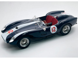 Ferrari 250 TR Pontoon Fender #12 Curt Lincoln Team Askolin 3rd Place Elaintarhanajo 1958 Mythos Series with Display Case Limited Edition to 40 pieces Worldwide 1/18 Model Car Tecnomodel TM18-254F