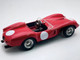Ferrari 250 TR Pontoon Fender Press Clienti Corsa 1958 Rosso Corsa Red with White Circle Graphics Mythos Series with Display Case Limited Edition to 40 pieces Worldwide 1/18 Model Car Tecnomodel TM18-254N