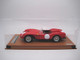 Ferrari 250 TR Pontoon Fender Press Clienti Corsa 1958 Rosso Corsa Red with White Circle Graphics Mythos Series with Display Case Limited Edition to 40 pieces Worldwide 1/18 Model Car Tecnomodel TM18-254N