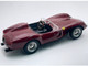 1958 Ferrari 250 TR Pontoon-Fender Street Version Rosso Mugello Red with Blue Nose Stripe Mythos Series with Display Case Limited Edition to 35 pieces Worldwide 1/18 Model Car Tecnomodel TM18-254O