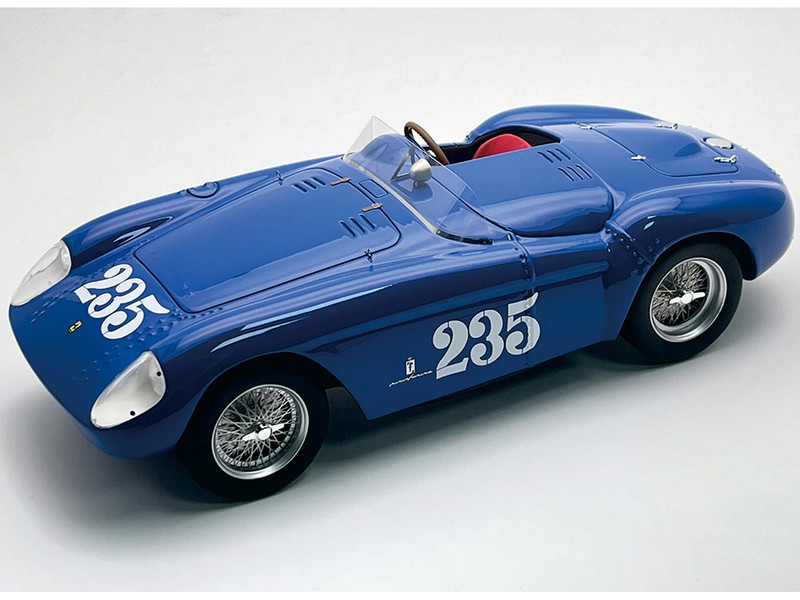 Ferrari 500 Mondial #235 Porfirio Rubirosa Santa Barbara Road Races 1954 Mythos Series with Display Case Limited Edition to 40 pieces Worldwide 1/18 Model Car Tecnomodel TM18-278C