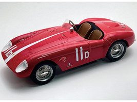 Ferrari 500 Mondial #11 John von Neumann Pebble Beach 1956 Mythos Series with Display Case Limited Edition to 40 pieces Worldwide 1/18 Model Car Tecnomodel TM18-278E