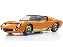 Lamborghini Miura P 400 Orange 1/18 Diecast Model Car Kyosho KS08314PB