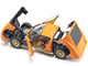 Lamborghini Miura P 400 Orange 1/18 Diecast Model Car Kyosho KS08314PB