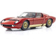 Lamborghini Miura P 400 Red with Gold Accents 1/18 Diecast Model Car Kyosho KS08314R