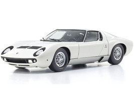 Lamborghini Miura P 400 White 1/18 Diecast Model Car Kyosho KS08314W
