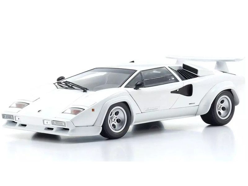 Lamborghini Countach LP 400S White 1/18 Diecast Model Car Kyosho KS08320WFL