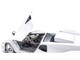 Lamborghini Countach LP 400S White 1/18 Diecast Model Car Kyosho KS08320WFL