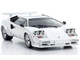 Lamborghini Countach LP 400S White 1/18 Diecast Model Car Kyosho KS08320WFL