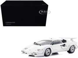 Lamborghini Countach LP 400S White 1/18 Diecast Model Car Kyosho KS08320WFL
