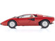 Lamborghini Countach LP 400 Red 1/18 Diecast Model Car Kyosho KS08321RT