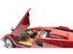 Lamborghini Countach LP 400 Red 1/18 Diecast Model Car Kyosho KS08321RT