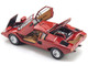 Lamborghini Countach LP 400 Red 1/18 Diecast Model Car Kyosho KS08321RT