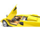 Lamborghini Countach LP 400 Yellow 1/18 Diecast Model Car Kyosho KS08321YT