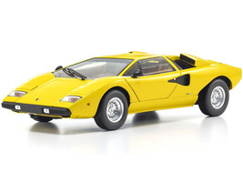 Lamborghini Countach LP 400 Yellow 1/18 Diecast Model Car Kyosho KS08321YT