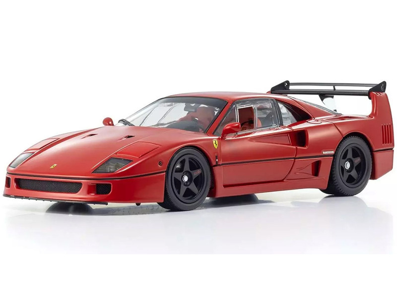 Ferrari F40 Light Weight LM Wing Red 1/18 Diecast Model Car Kyosho KS08416RLM