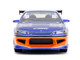 2001 Nissan Silvia S15 RHD Right Hand Drive Blue Metallic with Graphics The Fast and the Furious Tokyo Drift 2006 Movie Fast & Furious Series 1/32 Diecast Model Car Jada 34446