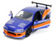 2001 Nissan Silvia S15 RHD Right Hand Drive Blue Metallic with Graphics The Fast and the Furious Tokyo Drift 2006 Movie Fast & Furious Series 1/32 Diecast Model Car Jada 34446