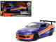 2001 Nissan Silvia S15 RHD Right Hand Drive Blue Metallic with Graphics The Fast and the Furious Tokyo Drift 2006 Movie Fast & Furious Series 1/32 Diecast Model Car Jada 34446