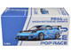 Mazda RX7 FD3S RE Amemiya RHD Right Hand Drive Light Blue with Carbon Hood Tokyo Auto Salon 2026 1/64 Diecast Model Car Pop Race PR640472