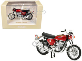 Honda CB750 Motorcycle Red Metallic 1/18 Diecast Model Norev 182026