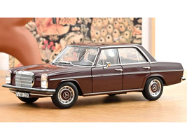 1968 Mercedes Benz 200 Dark Red Brown 1/18 Diecast Model Car Norev 183778