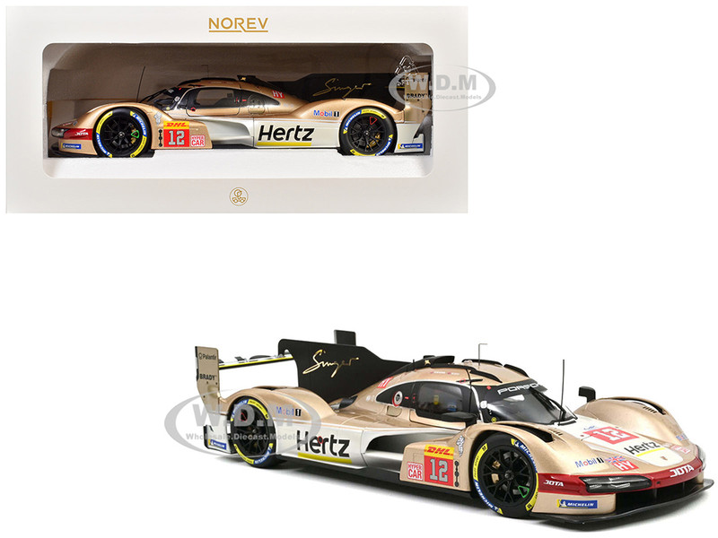 Porsche 963 #12 Callum Ilott Will Stevens Hertz Team Jota Winner 6 Hours of Spa Francorchamps 2024 1/18 Diecast Model Car Norev 187160