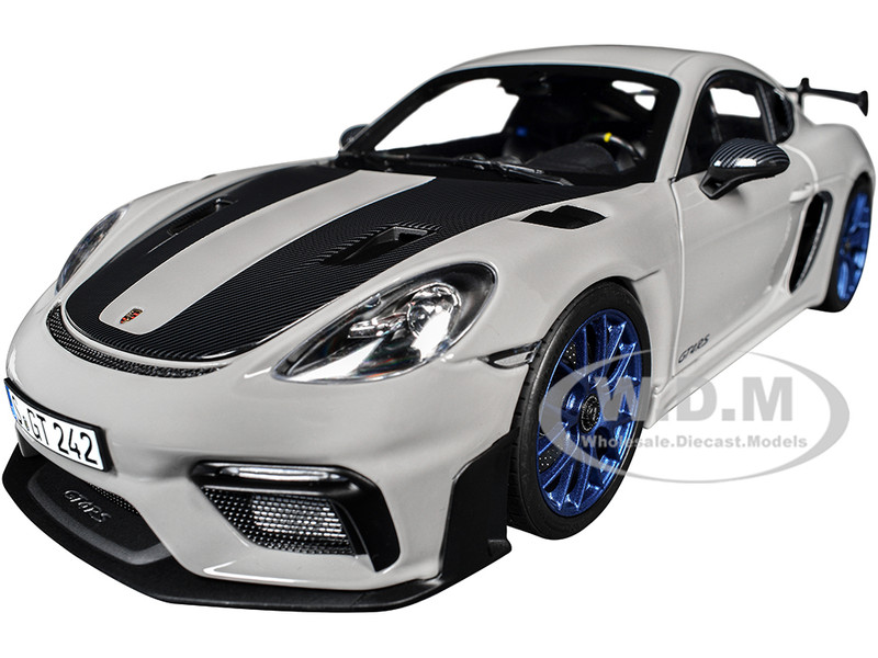 2023 PORSCHE CAYMAN GT4 RS WEISSACH PACK CHALK GRAY 1/18 MODEL BY