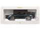 2023 Porsche 718 Spyder RS Weissach Pack Forest Green Metallic with Carbon Hood Stripes 1/18 Diecast Model Car Norev 187272
