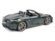 2023 Porsche 718 Spyder RS Weissach Pack Forest Green Metallic with Carbon Hood Stripes 1/18 Diecast Model Car Norev 187272