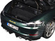 2023 Porsche 718 Spyder RS Weissach Pack Forest Green Metallic with Carbon Hood Stripes 1/18 Diecast Model Car Norev 187272 2023 Porsche 718 Spyder RS Weissach Pack Forest Green Metallic with Carbon Hood Stripes 1/18 Diecast Model Car Norev 187272