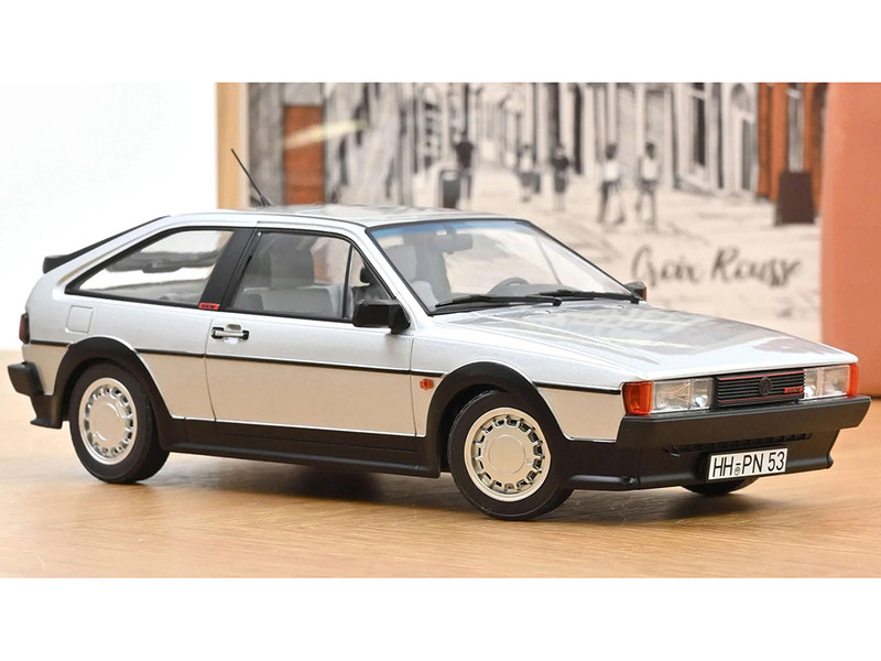 1988 Volkswagen Scirocco GTX 16V Flash Silver Metallic 1/18 Diecast Model Car Norev 188571