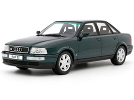 1993 Audi S2 Sedan Emerald Green Metallic Limited Edition to 2000 pieces Worldwide 1/18 Model Car Otto Mobile OT1101