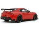 2023 Toyota Supra GT4 100 Edition Plasma Orange Metallic Limited Edition to 999 pieces Worldwide 1/18 Model Car Otto Mobile OT1123