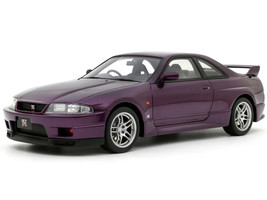 1995 Nissan Skyline GT R R33 V SPEC RHD Right Hand Drive Midnight Purple Metallic 1/18 Model Car Otto Mobile OT1138