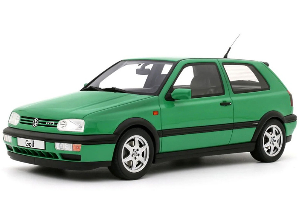 1995 Volkswagen Golf III GTI Salsa Green 1/18 Model Car by Otto Mobile