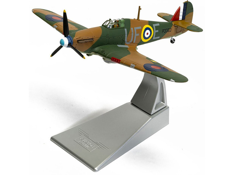 Hawker Hurricane Mk I Fighter Aircraft Pilot Officer William Billy Fiske No 601 Squadron Battle of Britain 1940 British Royal Air Force The Aviation Archive Series 1/72 Diecast Model Corgi AA27609