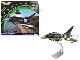 Eurofighter Typhoon FGR4 Fighter Aircraft ZJ913 FM G Moggy D Day 80th Anniversary Display Scheme 2024 Royal Air Force The Aviation Archive Series 1/48 Diecast Model Corgi AA29004