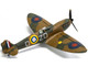 Supermarine Spitfire MkI Fighter Aircraft P9443 ZD D Flight Lieutenant Douglas Bader No. 222 Squadron Battle of Britain 1940 Royal Air Force The Aviation Archive Series 1/72 Diecast Model Corgi AA39216