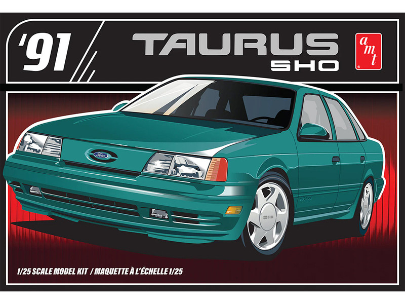 Skill 2 Model Kit 1991 Ford Taurus SHO 1/25 Scale Model AMT AMT1554M
