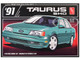 Skill 2 Model Kit 1991 Ford Taurus SHO 1/25 Scale Model AMT AMT1554M