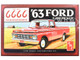 Skill 2 Model Kit 1963 Ford F 100 Pickup Truck Four Sixes Ranch 3 in 1 Kit 1/25 Scale Model AMT AMT1559
