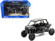 Polaris RZR XP 4 Turbo EPS Sport UTV Onyx Black with Gray Graphics 1/18 Diecast Model New Ray 57843D