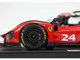 Ferrari 499P Modificata #24 Red with White Stripes Launch Version 2023 with DISPLAY CASE Limited Edition to 70 pieces Worldwide 1/18 Model Car BBR P18244