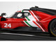 Ferrari 499P Modificata #24 Red with White Stripes Launch Version 2023 with DISPLAY CASE Limited Edition to 70 pieces Worldwide 1/18 Model Car BBR P18244