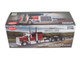 Peterbilt 589 Tridem Axle Legendary Package Truck Tractor with 58 Sleeper Legendary Red Transport Series 1/32 Diecast Model Diecast Masters 71145
