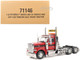 Peterbilt 589 Tandem Axle Truck Tractor with Day Cab Legendary Red Transport Series 1/32 Diecast Model Diecast Masters 71146 Peterbilt 589 Tandem Axle Truck Tractor with Day Cab Legendary Red Transport Series 1/32 Diecast Model Diecast Masters 71146