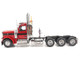 Peterbilt 589 Tridem Axle Truck Tractor with Day Cab Legendary Red Transport Series 1/32 Diecast Model Diecast Masters 71147 Peterbilt 589 Tridem Axle Truck Tractor with Day Cab Legendary Red Transport Series 1/32 Diecast Model Diecast Masters 71147