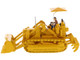 CAT Caterpillar 977D Traxcavator Yellow with Operator Vintage Series 1/50 Diecast Model Diecast Masters 85759